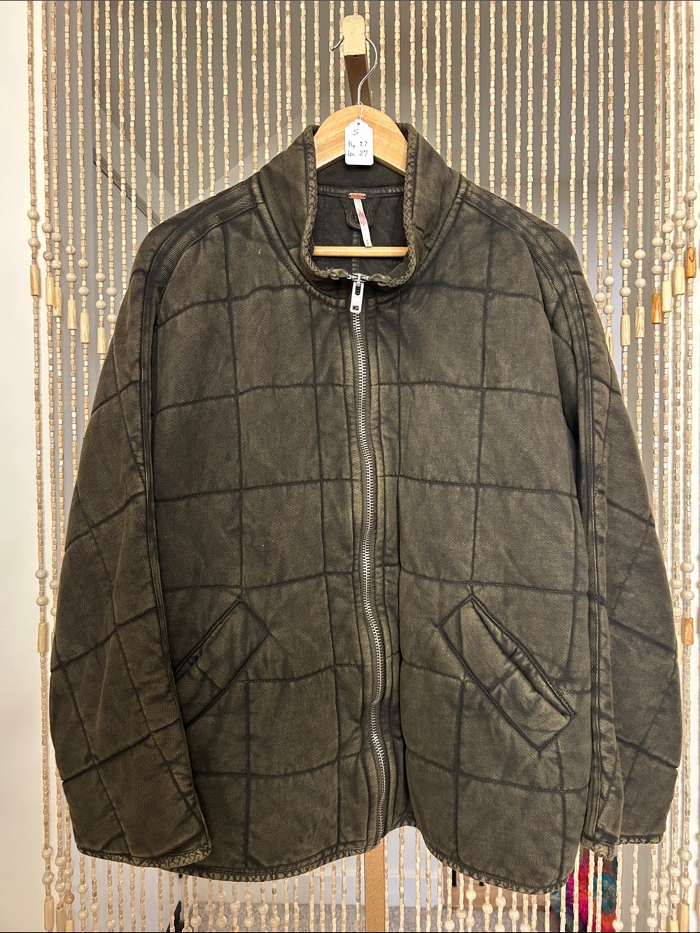 Free People Quilted Dolman Jacket Size S